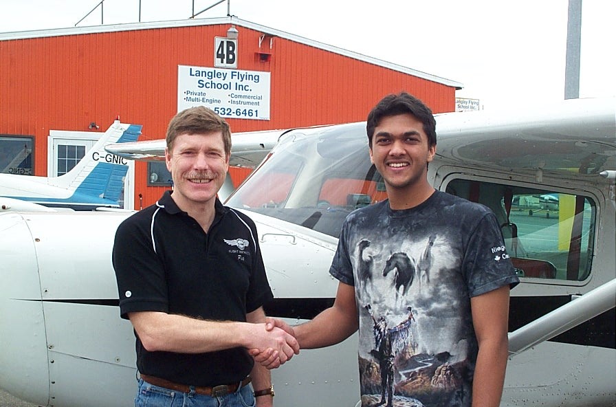 Mohit Goyle, Commercial Pilot, Langley Flying School